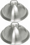 ZBXFCSH Griddle Accessories - Heavy Duty 12 Inch Round Basting Cover, Stainless Steel Cheese Melting Dome