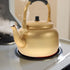 Vintage Aluminum Kettle, Large Induction Teakettle with Handle Design for Water Heating, Metal Tea Kettle