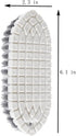 ChenShuo Multi Purpose Heavy Duty Scrub Brush, Heavy Duty Hand Held Scrub Stiff Bristle Brush, Multiple Segments are Bendable Fruit Vegetable Brush, 2 Pack by CHENSHUO