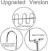 Meetu Magic Cloth Hanger, Space Saving Metal Closet Organizer for Wardrobe Organization (Pack of 4)