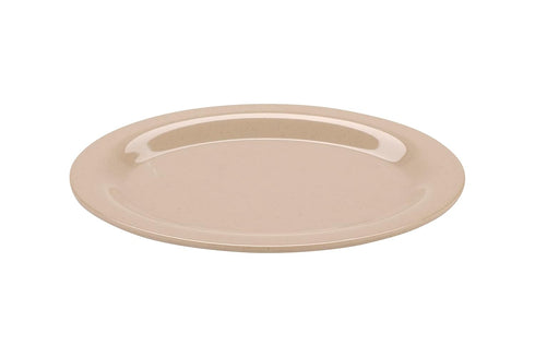 G.E.T. OP-950-S-EC Melamine Oval Serving Platter, 9.75" x 7.25", Sandstone (Set of 4), Beige