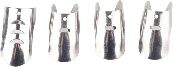 TOPINCN Finger Guard 4PCS, Stainless Steel Protector to Avoid Hurting for Cutting and Slicing