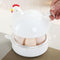 Rapid Egg Cooker, 4 Egg Capacity Electric Cooker for Hard Boiled, Poached, Scrambled Eggs for Home Kitchen