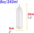 15 PCS 8oz Squeeze Bottles, Plastic Condiment Bottles with Twist On Cap for Sauces and Paint