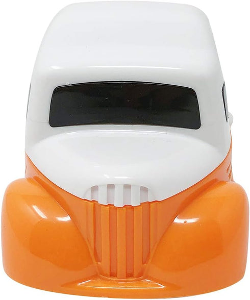 allydrew Cute Portable Mini Vacuum Cleaner for Home and Office, Orange Truck