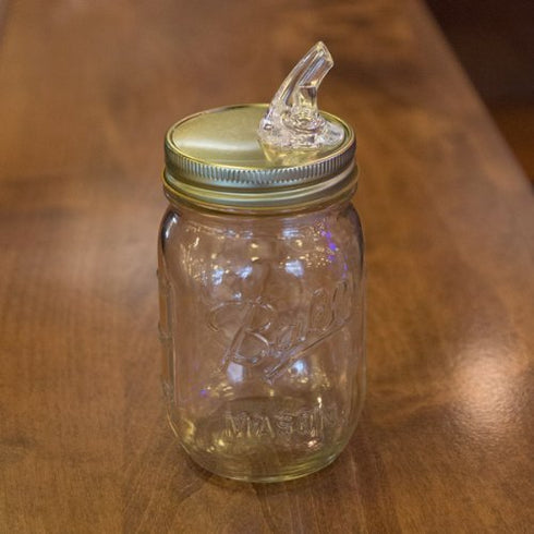 Magnuson Industries Moonshine Spout, Free-Flow Mason Jar Pourer, 92-Q65F-MDJT