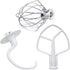 Kithnen Aid Accessories Set: K5ADH Coated C-Dough Hook, K5AB Coated Flat Beater, K5AWW Wire Whip for 5 QT Tilt-Head