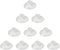 20mm Mini Suction Cups, 10 Pieces Clear PVC Plastic Sucker Pads for Festival Decoration, Wall, Glass, Home