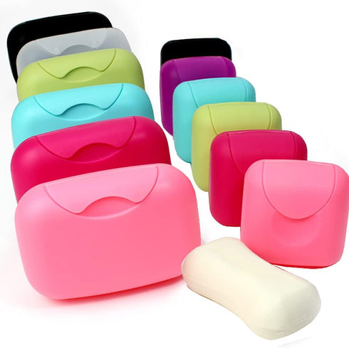 Packaging ZaH Macarons Soap Box Soap Holder Soap Travel Case for Shampoo, Conditioner, Shower, Hand Soap and Small