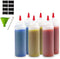 Bellemain 6-Pack Condiment Squeeze Bottles for Sauces - Includes Funnel, Erasable Marker
