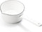 Peohud 37 Oz Enamel Milk Pan, Mini Butter Warmer with Pour Spout for Stove Top