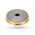Guitar Violin Thermometer Hygrometer, Alloy Meter for Temperature and Humidity in Violin Guitar Case (Gold)