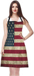 WONDERTIFY Rustic USA Flag Vintage Apron, Adjustable Bib Apron for Men Women, Suitable for Kitchen Cooking BBQ