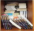 Asrnten (2Levels, Kobe Cardboard Co., Ltd Bookshelf Innovation Made in Japan, Manga organizing kit Black)