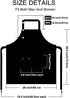 Kitchen Cooking Apron for Women Men with Big Pockets, Waterproof Canvas Aprons for Server Pottery Painting Chef