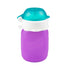 Purple 3.5 oz Squeasy Snacker Spill Proof Silicone Reusable Food Pouch -
