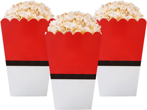 12Pcs Cartoon Animation Party Supplies, Birthday Party Decorations, Cartoon Animation Popcorn Box