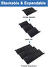 Expandable Spice Drawer Rack Organizer Insert for Kitchen Cabinet, Multi Tier Adjustable Spice Storage Shelf, Pack of 6
