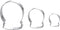 Christmas Winter Snow Globe Cookie Cutter Set, 3 Pieces in Graduated Size, Stainless Steel