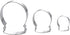 Christmas Winter Snow Globe Cookie Cutter Set, 3 Pieces in Graduated Size, Stainless Steel