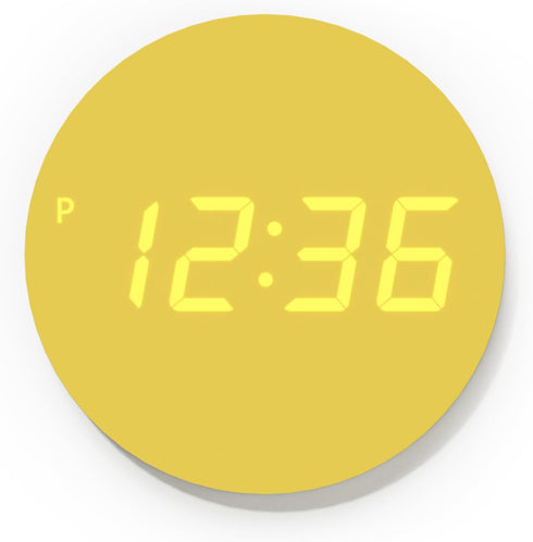 mooas Crayon Mini Digital Wall Clock, Modern Night Light Digital Desk Clock,