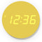 mooas Crayon Mini Digital Wall Clock, Modern Night Light Digital Desk Clock,
