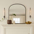 Set 2 16.5"5"3" Metal Wall Candle Sconce Holder of Wall Mount Candle Holders Modern Wall Candle Sconces Hanging