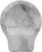 Marble Spoon Rest for Kitchen Counter, Cooking Utensil Holder for Stove Top, Non-Slip Silicone Feet, 1 Pack