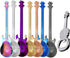 ESRISE Guitar Spoons Coffee Teaspoon, Musical Tea Spoons Kitchen Gifts for Men, Stainless Steel Cute Teaspoon