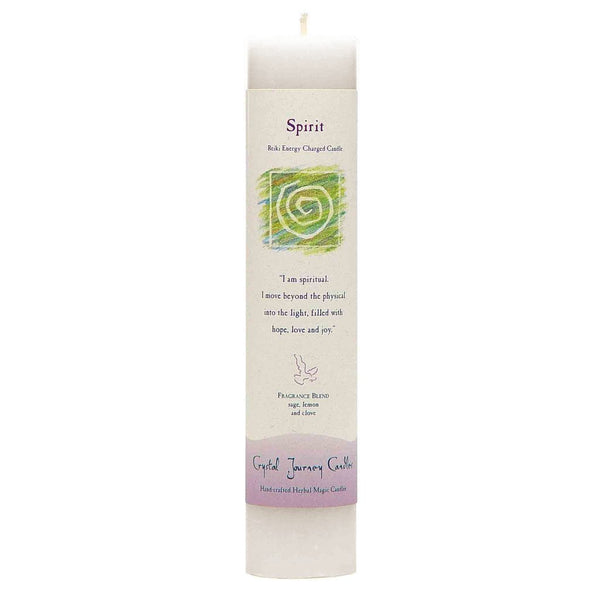 CRYSTAL JOURNEY Candle Pillar Spirit, 1 EA