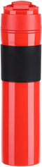 Coffee Bottle, 350ml Portable Coffee Press Bottle for Travelling, Tea Coffee Maker, Red