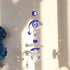 CIXVOEMK 3PCS Blue Sun Catcher Pendant Light Shadow Garden Decor Crystal Wind Chimes Rainbow Garden Sunshine Collection