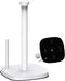Standing Paper Towel Holder for Countertop, Stainless Steel with Weighted Base and Suction Cups for Kitchen and Bathroom