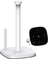 Standing Paper Towel Holder for Countertop, Stainless Steel with Weighted Base and Suction Cups for Kitchen and Bathroom