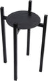 (15" Sunnyglade Plant Stand Metal Potted Plant Holder Sturdy, Galvanized Steel Pot Stand with Stylish Mid-Century