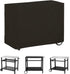 Outdoor Dining Cart Cover for Royal Gourmet Double-Shelf Movable Prep Grill Side