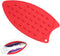 Multipurpose Silicone Iron Rest Pad for Ironing Board, Hot Resistant Mat, Silicone Heat Resistant Iron Rest Pad (Red).