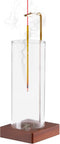 Incense Holder for Sticks, Removable Glass Ash Catcher, Mess-Free Incense Burner for Meditation and Relaxation
