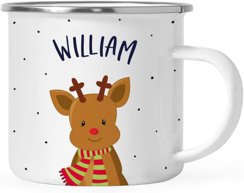 Andaz Press Personalized 11Oz. Kids Christmas Hot Chocolate Stainless Steel Campfire Coffee