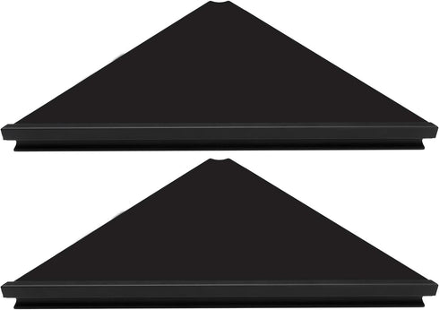 evron Wall Mount Corner Shelf,Easy to Install Metal Front Floating Corner Shelves with