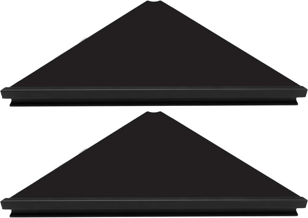 evron Wall Mount Corner Shelf,Easy to Install Metal Front Floating Corner Shelves with
