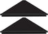 evron Wall Mount Corner Shelf,Easy to Install Metal Front Floating Corner Shelves with