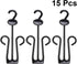 LIOOBO 15PCS Closet Shoe Display Hook Shoes Hanger Organizer Drying Rack Plastic Sneaker Holder Storage for Organizing