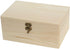 Zhou Pine Wood Storage Box - Natural DIY Accessories Set with Hinged Lid, Perfect for Art Lovers and Family Collections