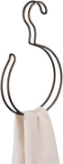 iDesign Classico Over the Rod Closet Accessory Organizer for Scarves, Pashminas, Handbags, Loop, Bronze