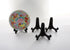 Artliving Black 4" Wood-Like Plastic Easels - Set of 4 Plate Display Stands for Picture Frames