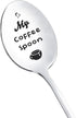 Coffee Gift Spoons for Women Men - Funny My Coffee Spoon for Dad, Wife, Christmas Birthday Gift for Friends