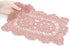 Factory Direct Craft Set of 4 Hand Crocheted Lace Doilies, Rectangle Rose, 12" L x 8" W