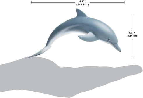4.5" 3+ Safari Ltd Dolphin Figurine - Lifelike Model Figure - Educational Toy for Boys, Girls, and Kids Ages