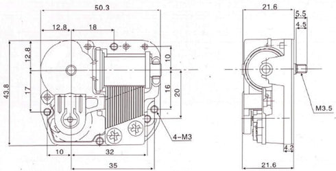 Pursuestar You are My Sunshine Music Box, Yunsheng Wind Up Clockwork Musical Mechanism Movement for DIY Music Boxes